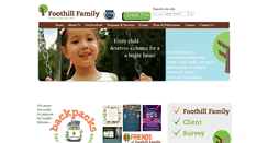 Desktop Screenshot of foothillfamily.org